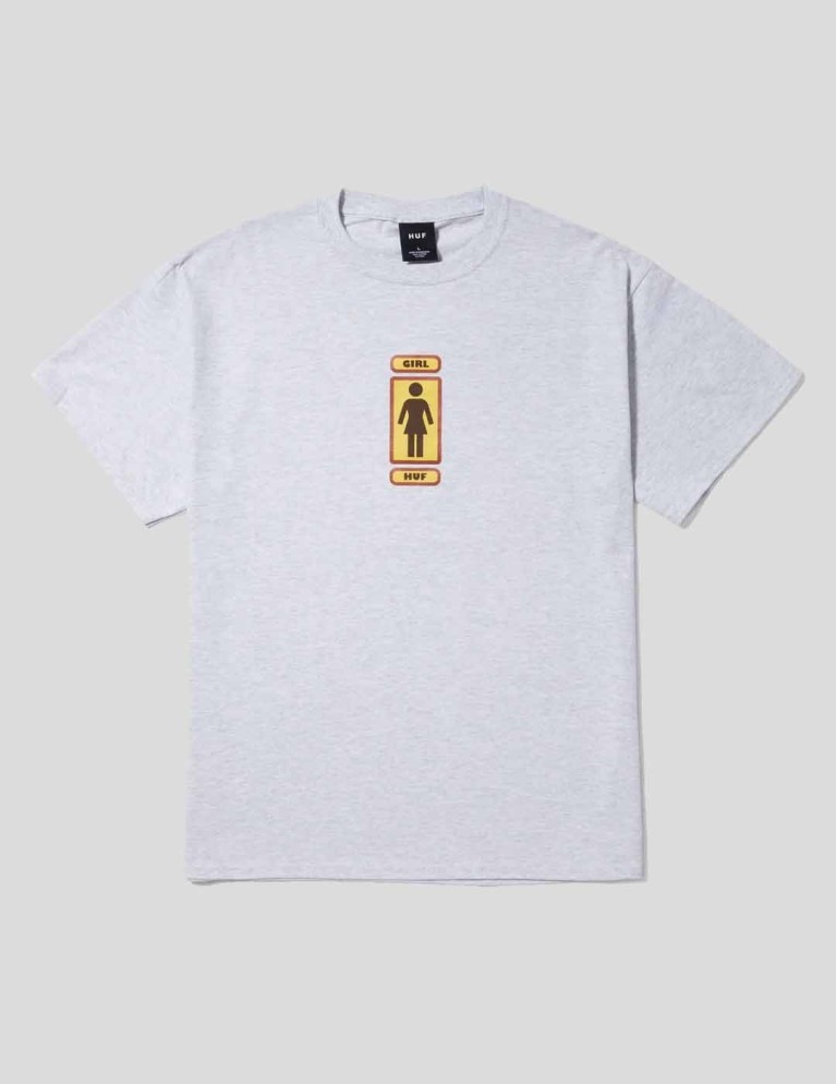 T-shirt HUF x crailtap springwood tee atletico Heather